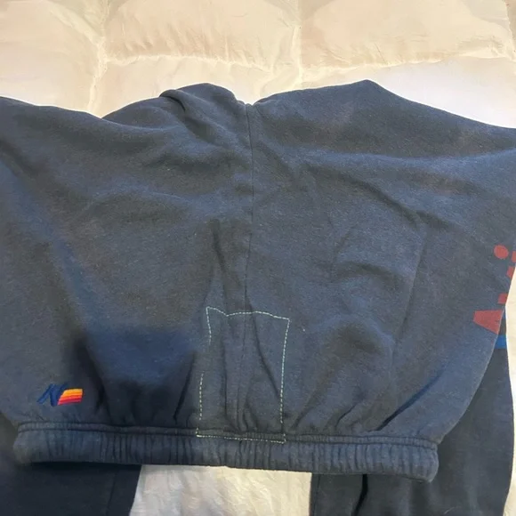 Aviator Nation Gray Joggers with Multicolor Logo - Picture 5 of 7